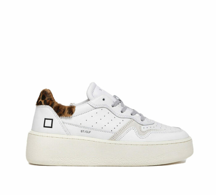 D.A.T.E. Step White Leopard
