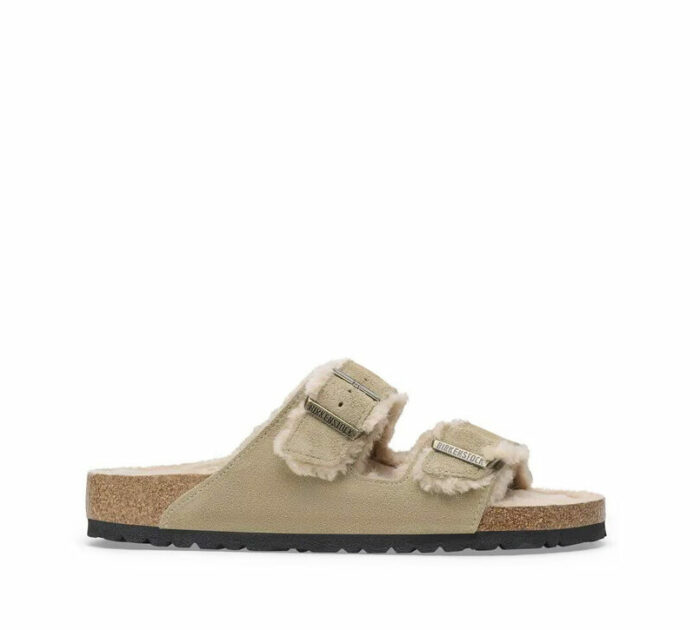 BIRKENSTOCK Arizona Fur Taupe