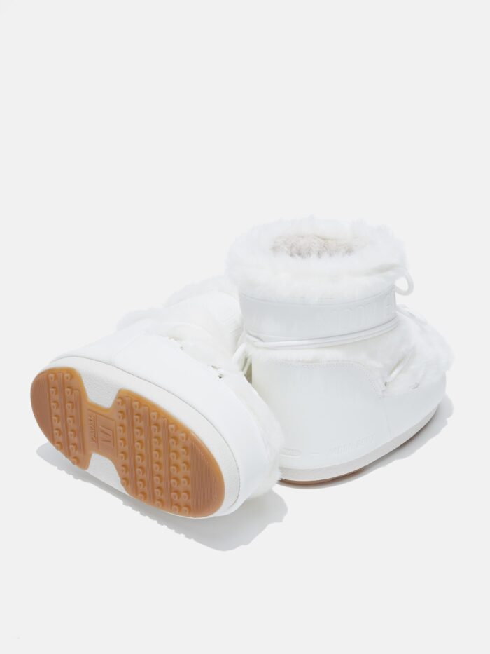MOON BOOT Icon Low Fur White - immagine 2