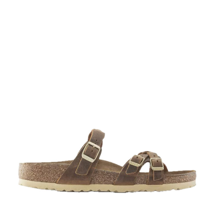 BIRKENSTOCK Franca Braided Oiled Cognac