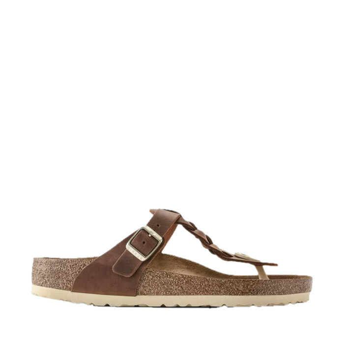 BIRKENSTOCK Gizeh Braided Oiled Cognac