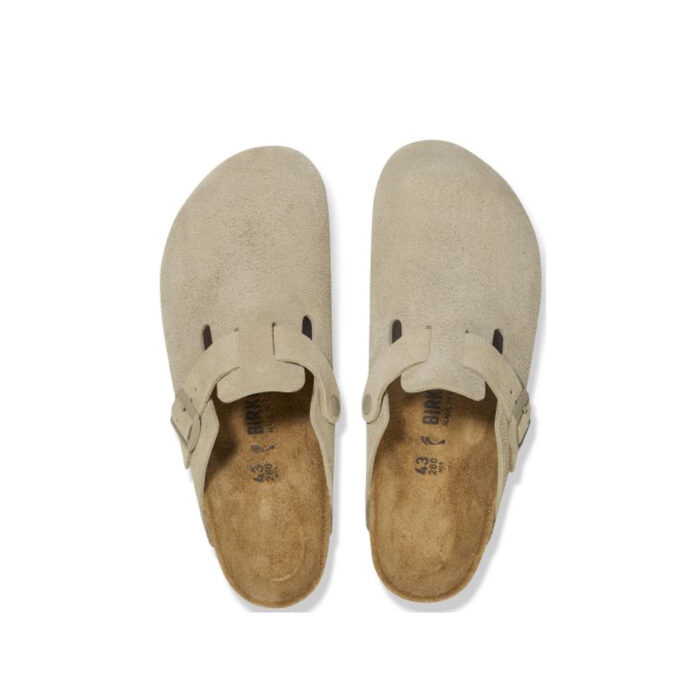BIRKENSTOCK Boston Suede Faded Khaki - immagine 2