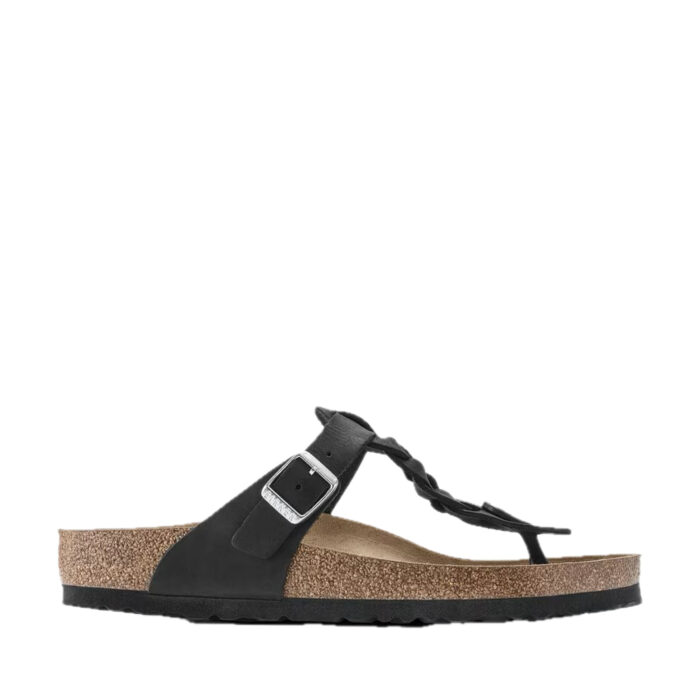 BIRKENSTOCK Gizeh Braided Oiled Black