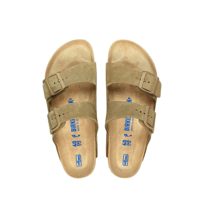 BIRKENSTOCK Arizona Suede Faded Khaki - immagine 2