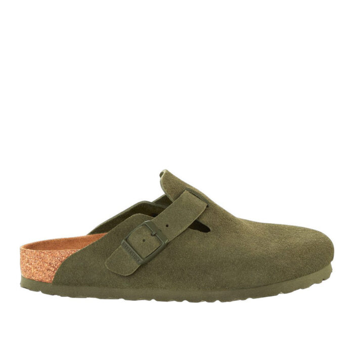 BIRKENSTOCK Boston Suede Thyme