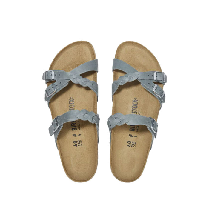 BIRKENSTOCK Franca Braided Oiled Basalt Gray - immagine 2