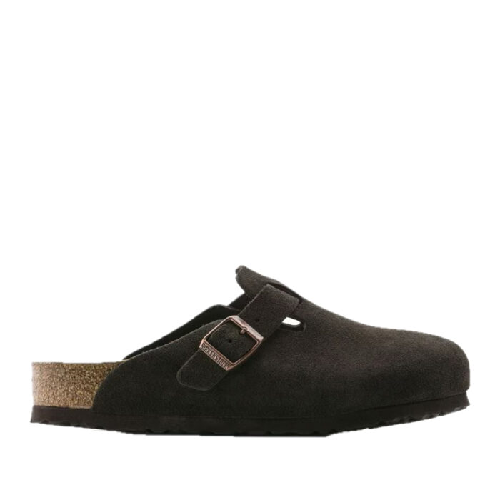 BIRKENSTOCK Boston Suede Mocca